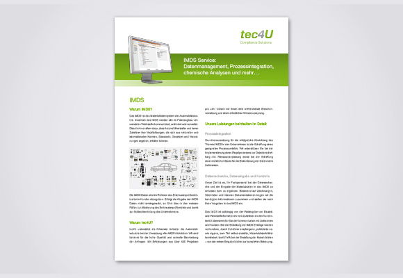 Download Produktblatt IMDS